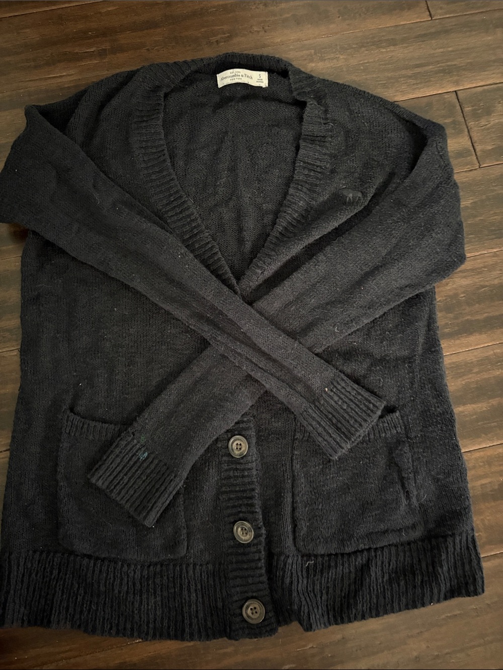 Abercrombie & Fitch Blue Button Cardigan